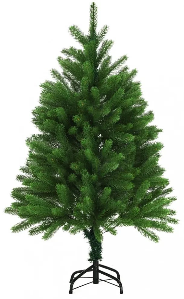 zöld műkarácsonyfa élethű tűlevelekkel 120 cm