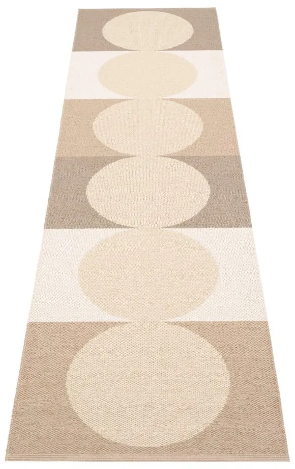 Bézs-krémszínű kültéri-beltéri futószőnyeg 70x280 cm Otto Grain – Pappelina