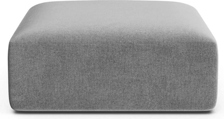 Világosszürke bársony lábtartó Campi – Cosmopolitan Design