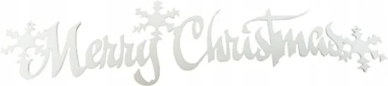 Karácsonyi Dekoráció Merry Christmas Plexi 50X12 cm