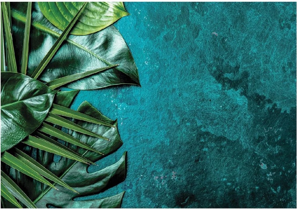 3D fotótapéta Monster Levelek Beton Nappali 520x318