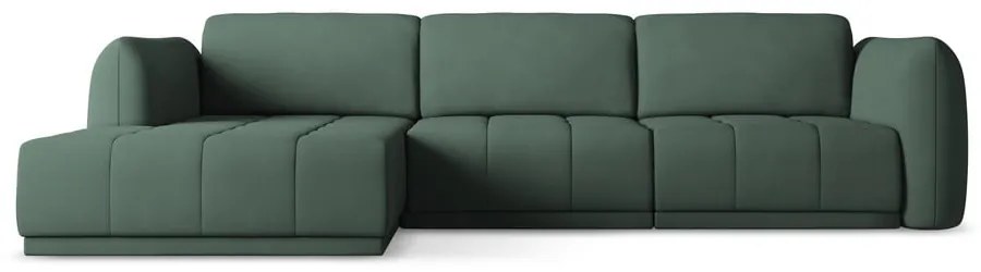 Zöld sarokkanapé (bal oldali) Hoku – Makamii