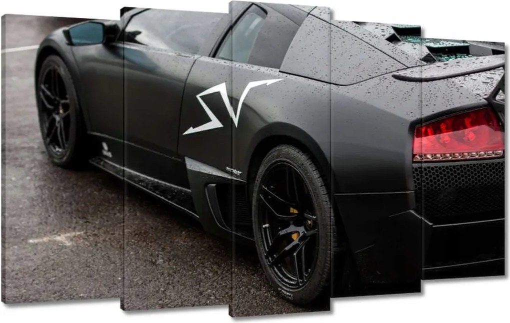 Vászonkép 100x60 Fekete autó