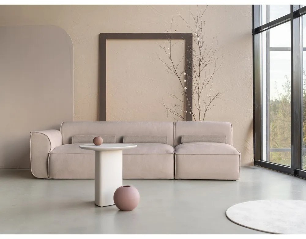 Bézs moduláris heverő (bal oldali) Flex Felix – Miuform