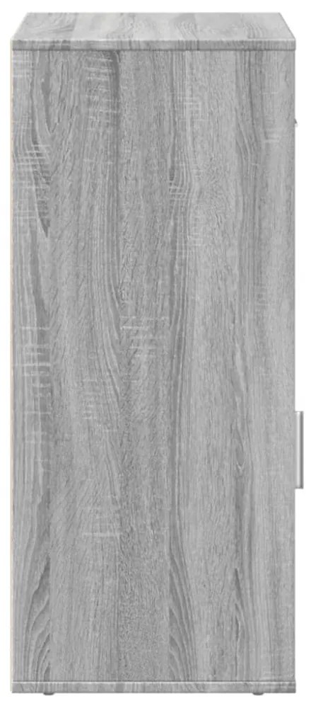 vidaXL szürke sonoma színű szerelt fa tárolószekrény 56,5 x 39 x 90 cm