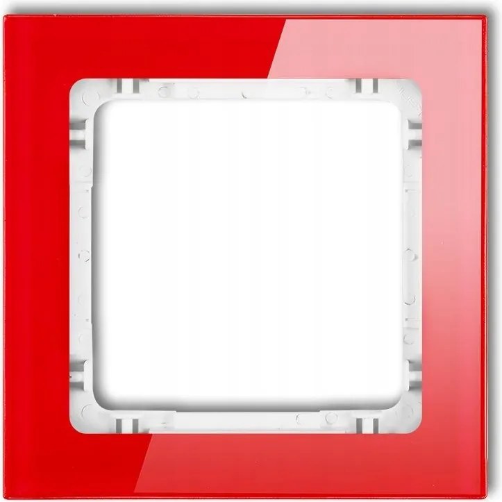 Piros/fehér keret 17-0-DRS-1 Deco Karlik