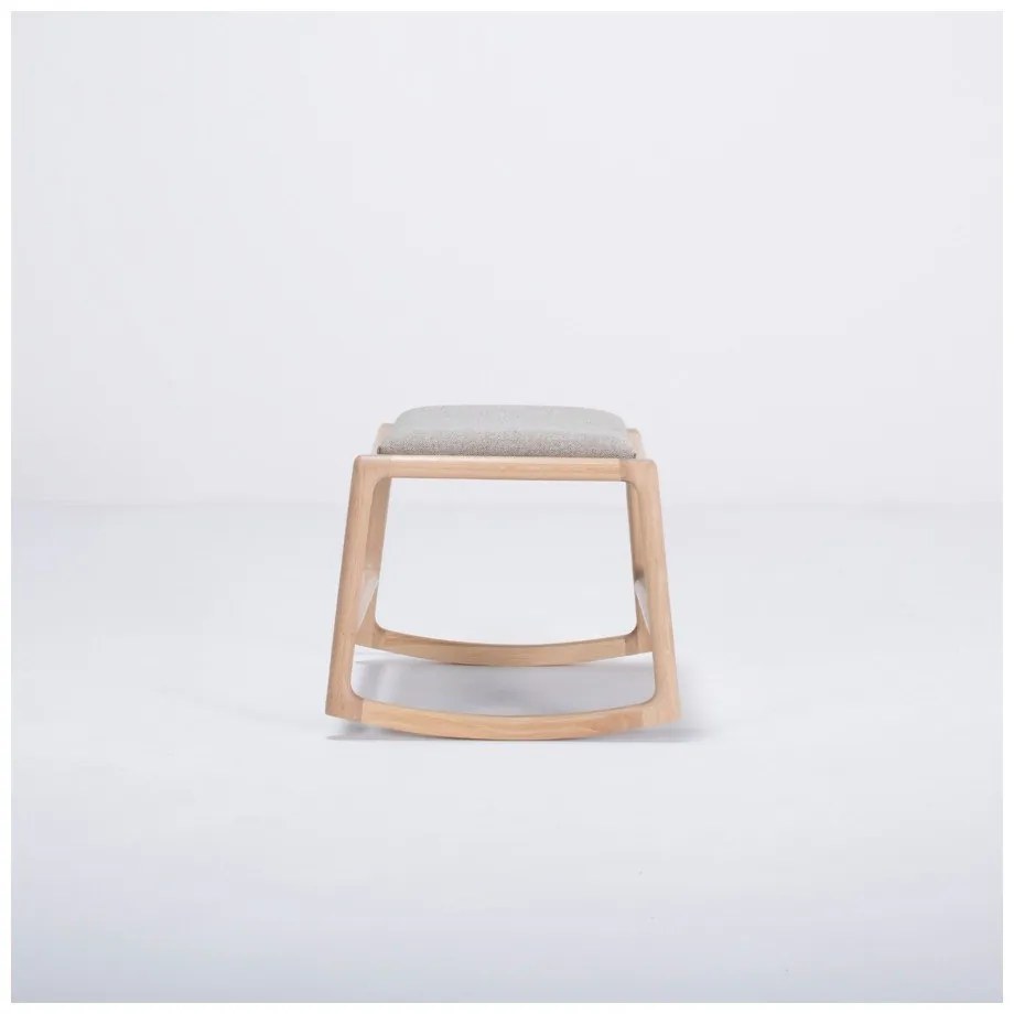 Dedo tölgyfa zsámoly szürke szövet ülőrésszel - Gazzda