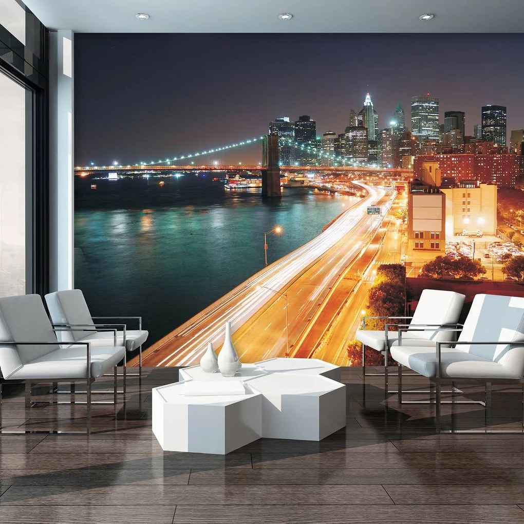 Fotótapéta - Brooklyn-híd New York-ban (152,5x104 cm)