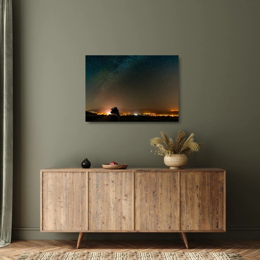 A Tejút képe (üvegen) (70x50 cm)