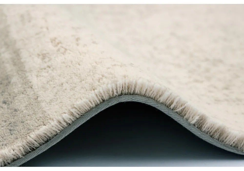 Bézs gyapjú szőnyeg 133x190 cm Agnus Pavement – Agnella