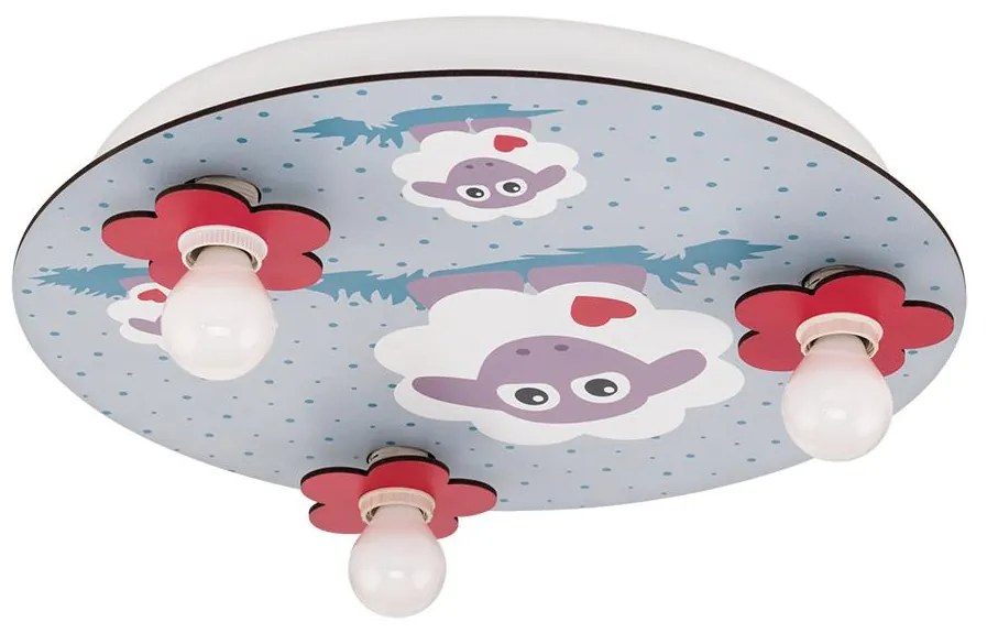 Eglo 97705 - Gyerek mennyezeti lámpa LALELU 3xE14/40W/230V