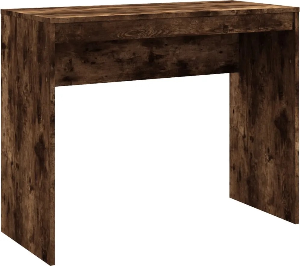 vidaXL füstös tölgy színű szerelt fa íróasztal 90 x 40 x 72 cm