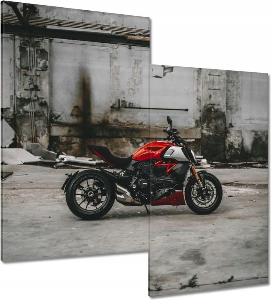 Vászonkép 60x60 Piros Ducati Motorkerékpár
