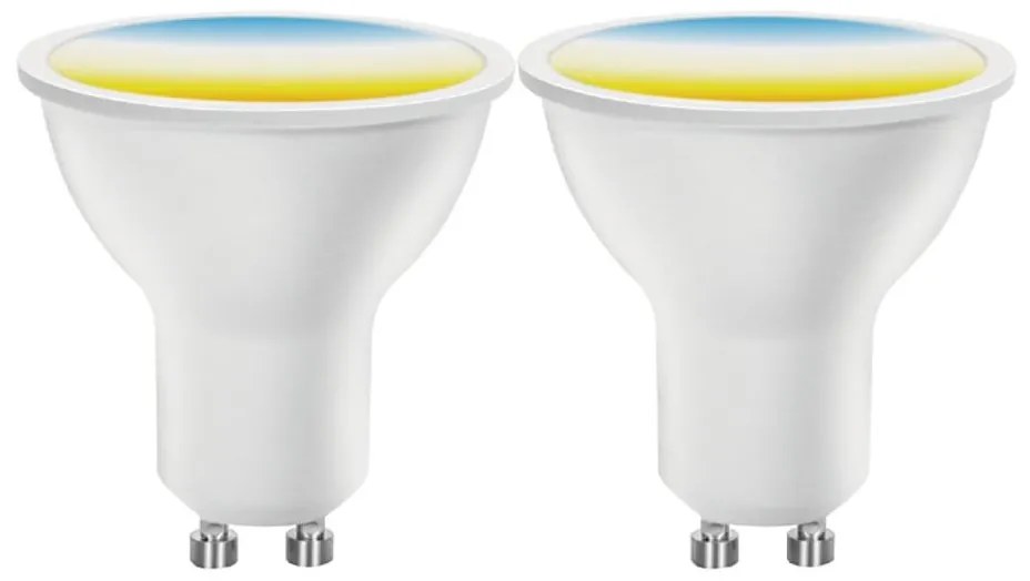 2 db-os szett: dimmelhető MESH Smart LED-izzó GU10/6,5W/230V 2700-6500K + távirányító - Aigostar