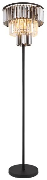 Globo 15695S - Állólámpa NAXIS 3xE27/40W/230V átm. 40 cm fekete