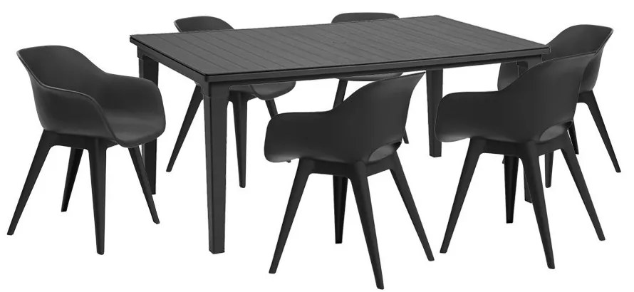 Mariett 6+1 kerti bútor garnitúra szett