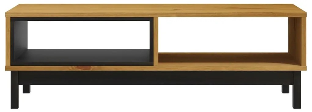 FLAM tömör fenyőfa dohányzóasztal 100 x 50 x 32,5 cm
