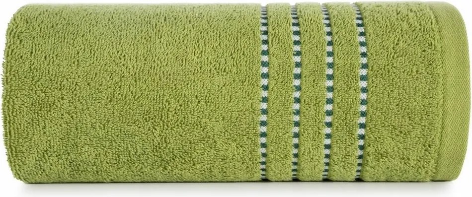 Törölköző 50x90 Fiore olivazöld 500g/m2