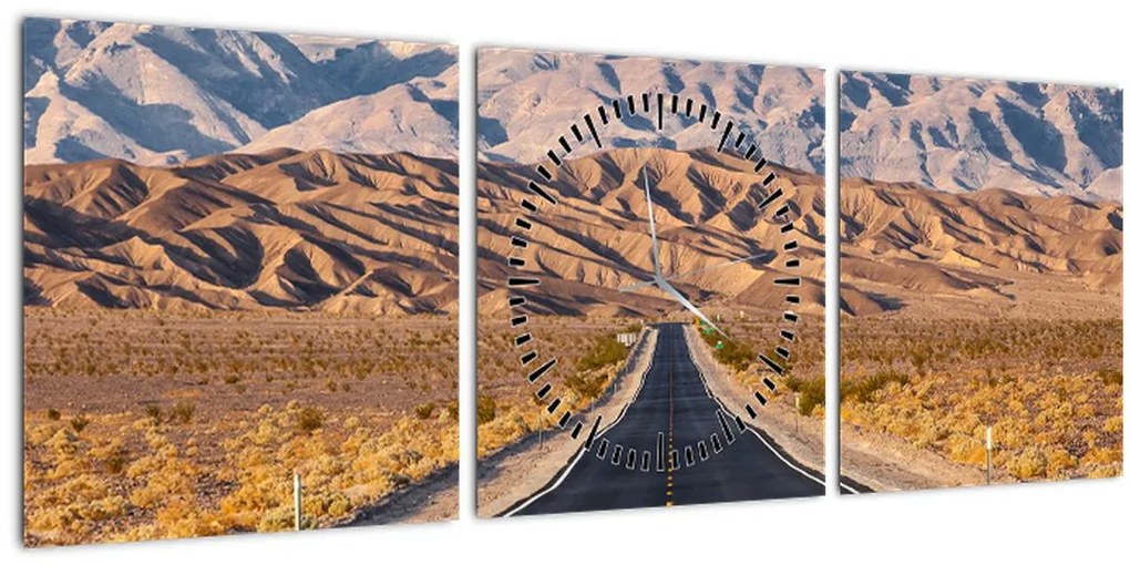 Kép - Death Valley, California, USA (órával) (90x30 cm)