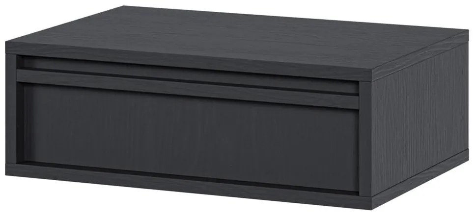 Éjjeliszekrény Evane E1 (fekete). 1100190