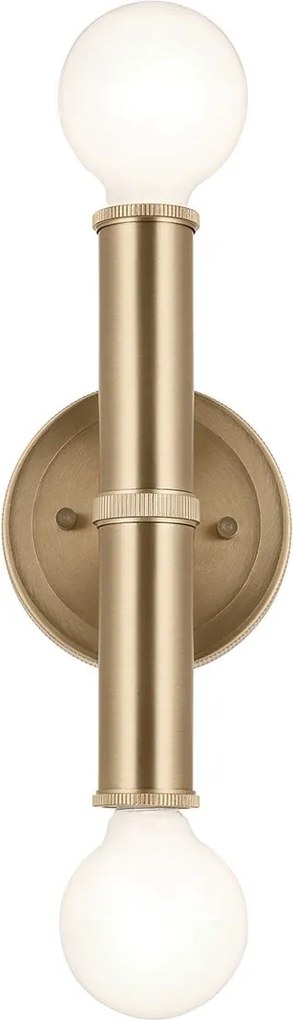 Quintiesse klasszikus fali lámpa torche barna elsqn-torche-2w-cpz IP44