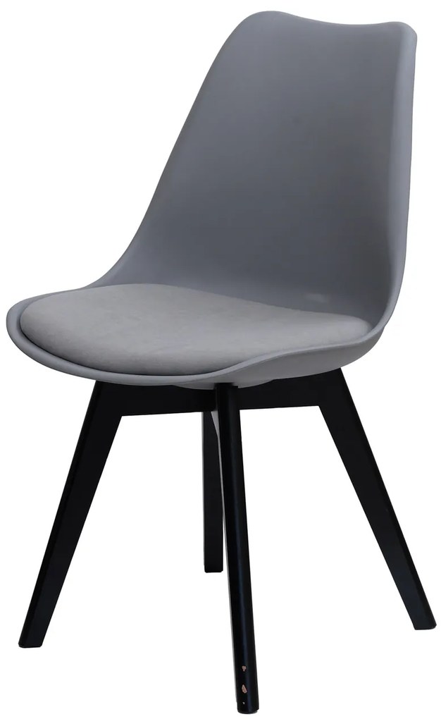 AKCIÓ Világosszürke BALI MARK szék bársony ülőpárnával II. osztály