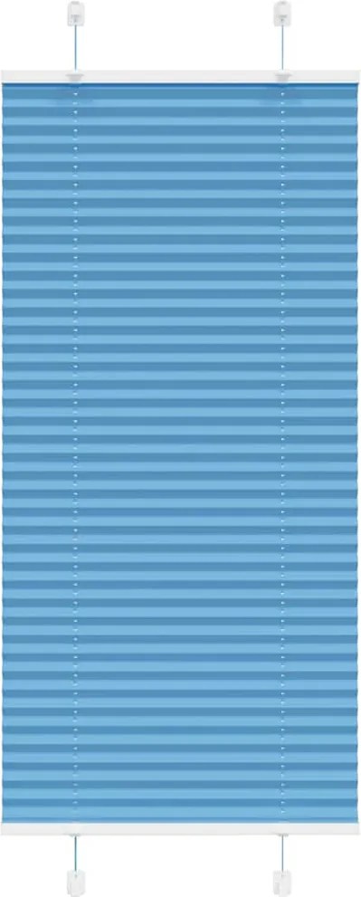 vidaXL pliszírozott redőny kék 60x150 cm Szövetszélesség 59,4 cm