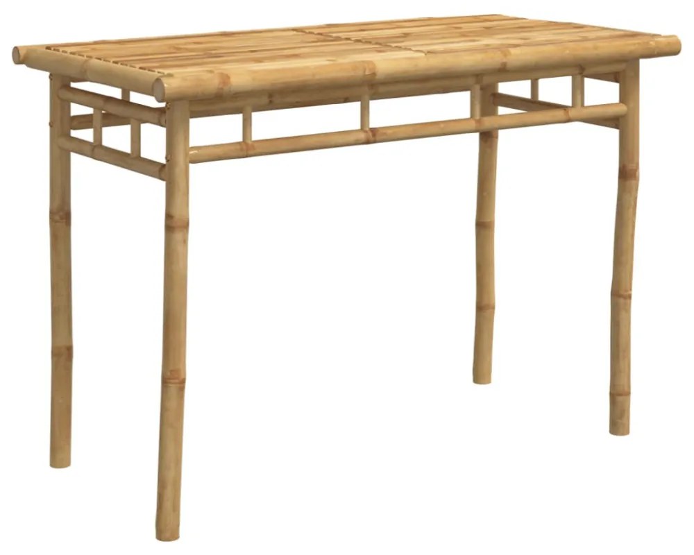 bambusz kerti étkezőasztal 110 x 55 x 75 cm