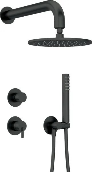 Silia NERO falsík alatti zuhanyszett