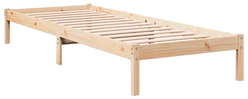 tömör fenyőfa extra hosszú ágykeret matrac nélkül 100 x 220 cm