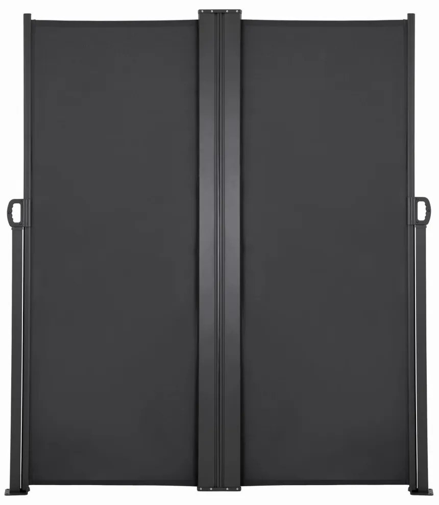 Oldalsó teraszmarkíz 200×600 cm - antracit