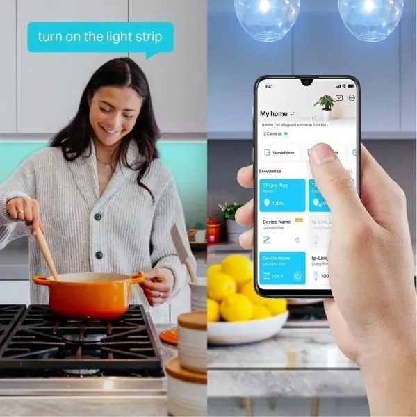 LED RGBW dimmelhető szalag 5 m LED/13,5W/230V Wi-Fi