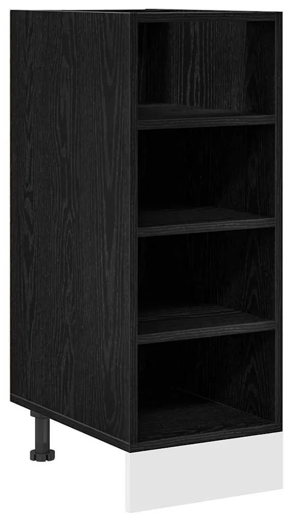 Konyhai alsó szekrény Riga Musta tammi 30 x 44,5 x 81,5 cm