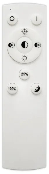 Top Light - LED Dimmelhető csillár zsinóron LED/30W/230V fekete + távirányítás