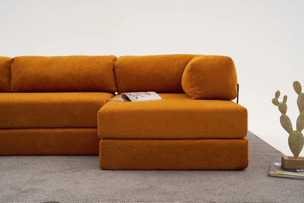 Sarokkanapé Comfort - Narancssárga