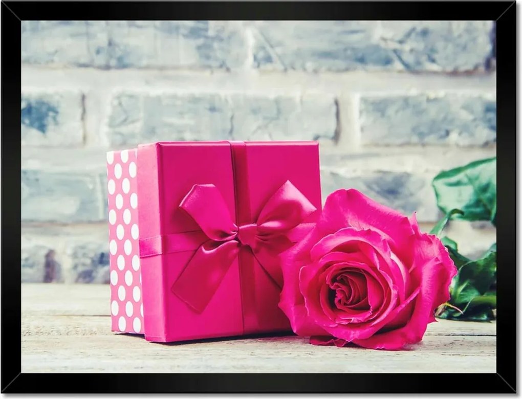 Poszterek keretben 40x30 Nőnap Ajándék Love