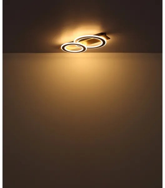 Globo 48038-40 - LED Mennyezeti lámpa JAYDEN LED/40W/230V barna