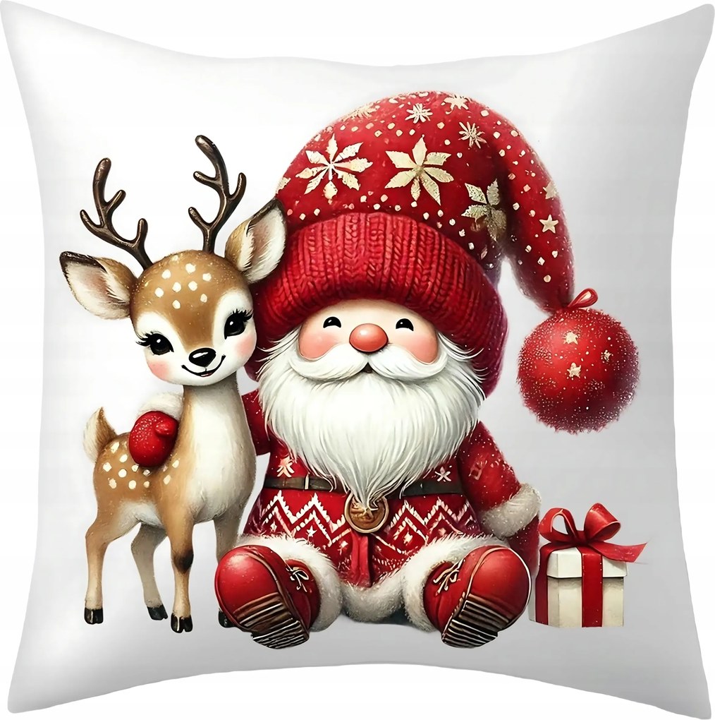 Gyerek Párnahuzat 40x40 Karácsonyi Díszpárna Karácsony