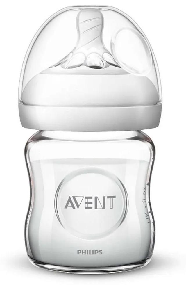 Csecsemő üveg cumisüveg Avent Natural 125 ml