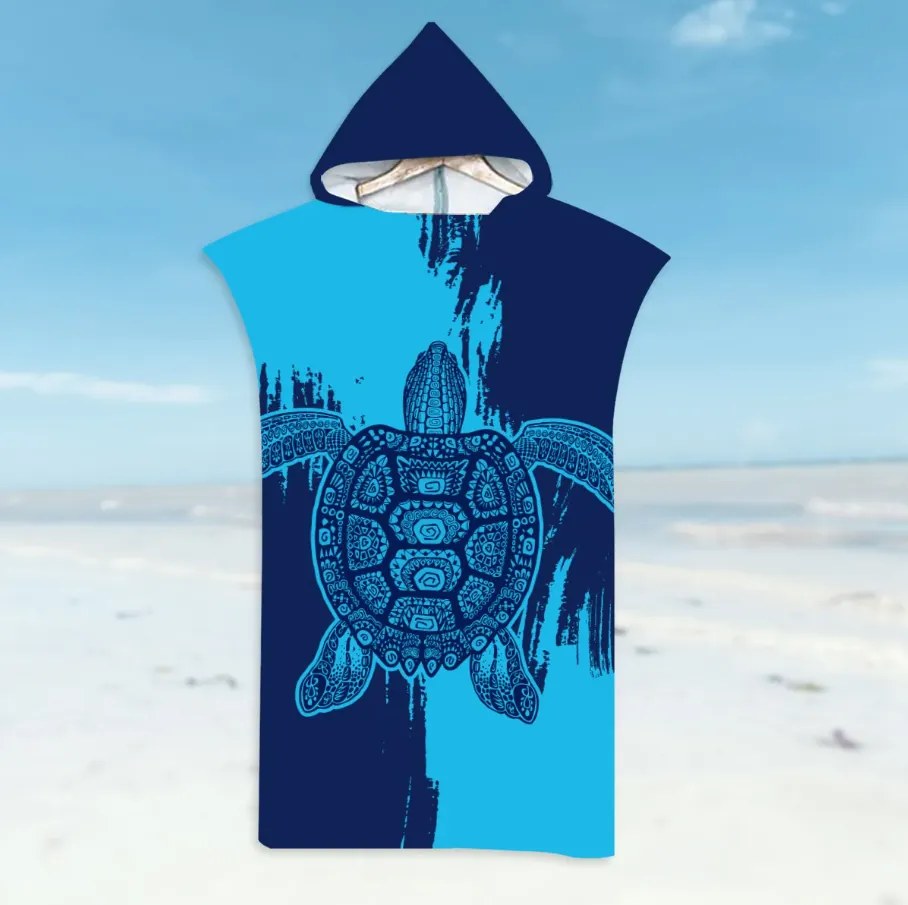 Strandponcsó INDIGO családi szett 2db, kék