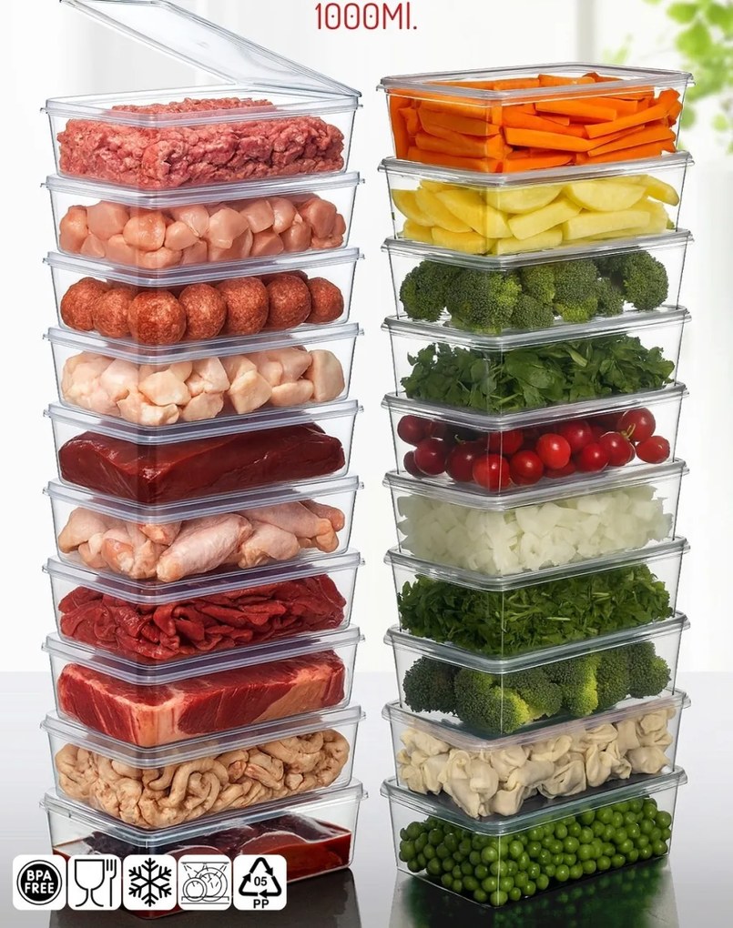 Clip-Lid 1 lt - Transparent