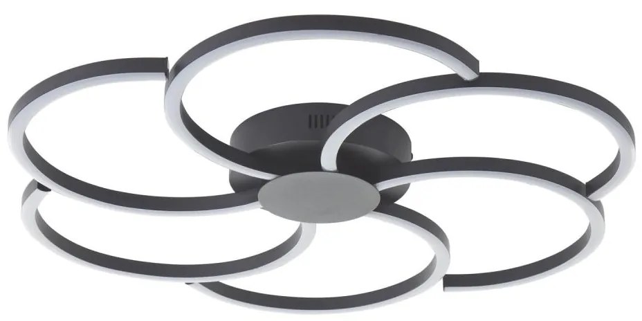 Brilliant - LED Mennyezeti lámpa FICO LED/32W/230V átm. 65 cm fekete