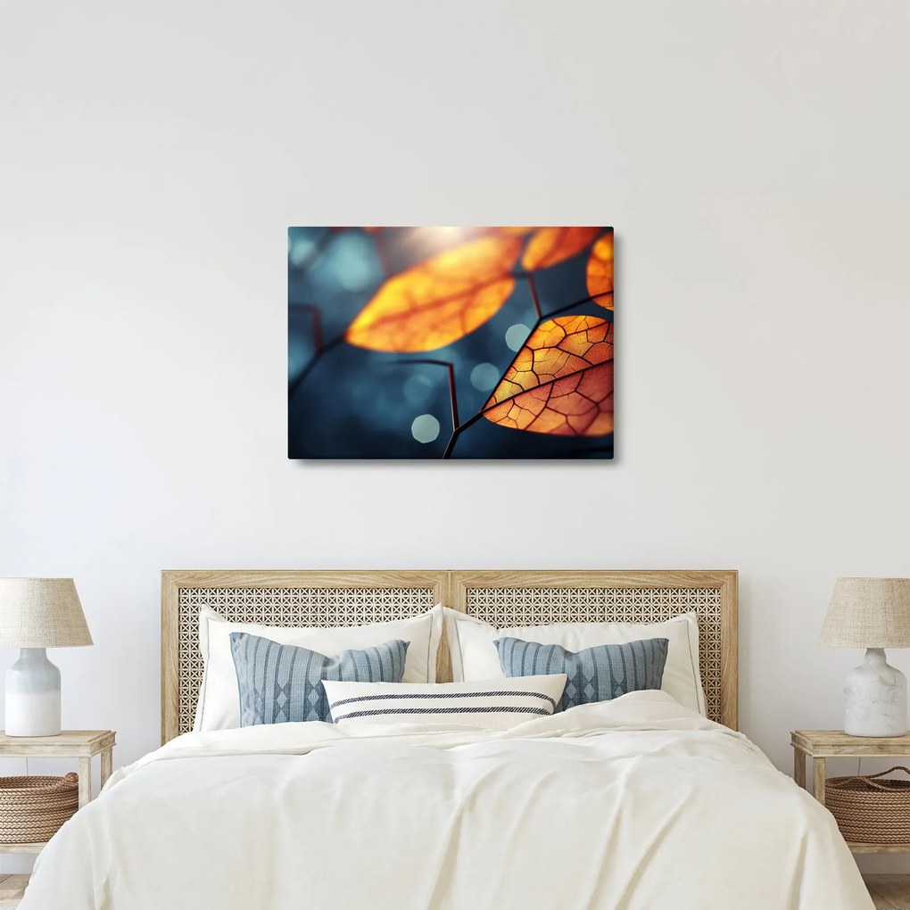 Kép - A levelek textúrája (70x50 cm)