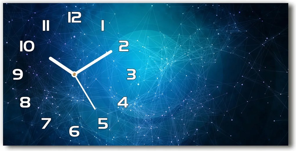 Üveg falióra csendes csillagkép 60x30 cm