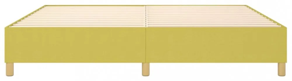 zöld szövet ágykeret matrac nélkül 200 x 200 cm