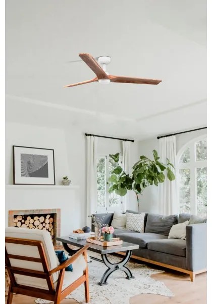 FARO 33810-1TW - LED Dimmelhető ventilátor  HEYWOOD LED/10W/230V 2700/4000/6000K + távirányító