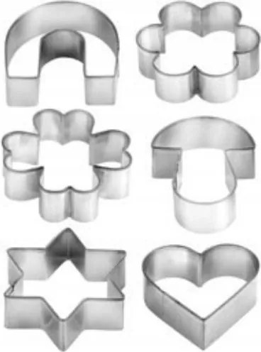 Tescoma Karácsonyi kekszformák lyukasztók korongon