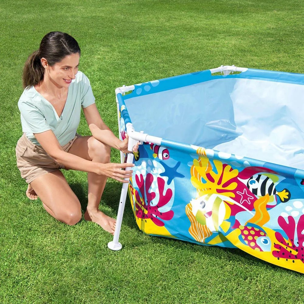 Bestway Steel Pro játszómedence UV szűrős napernyővel 183 cm x 51 cm