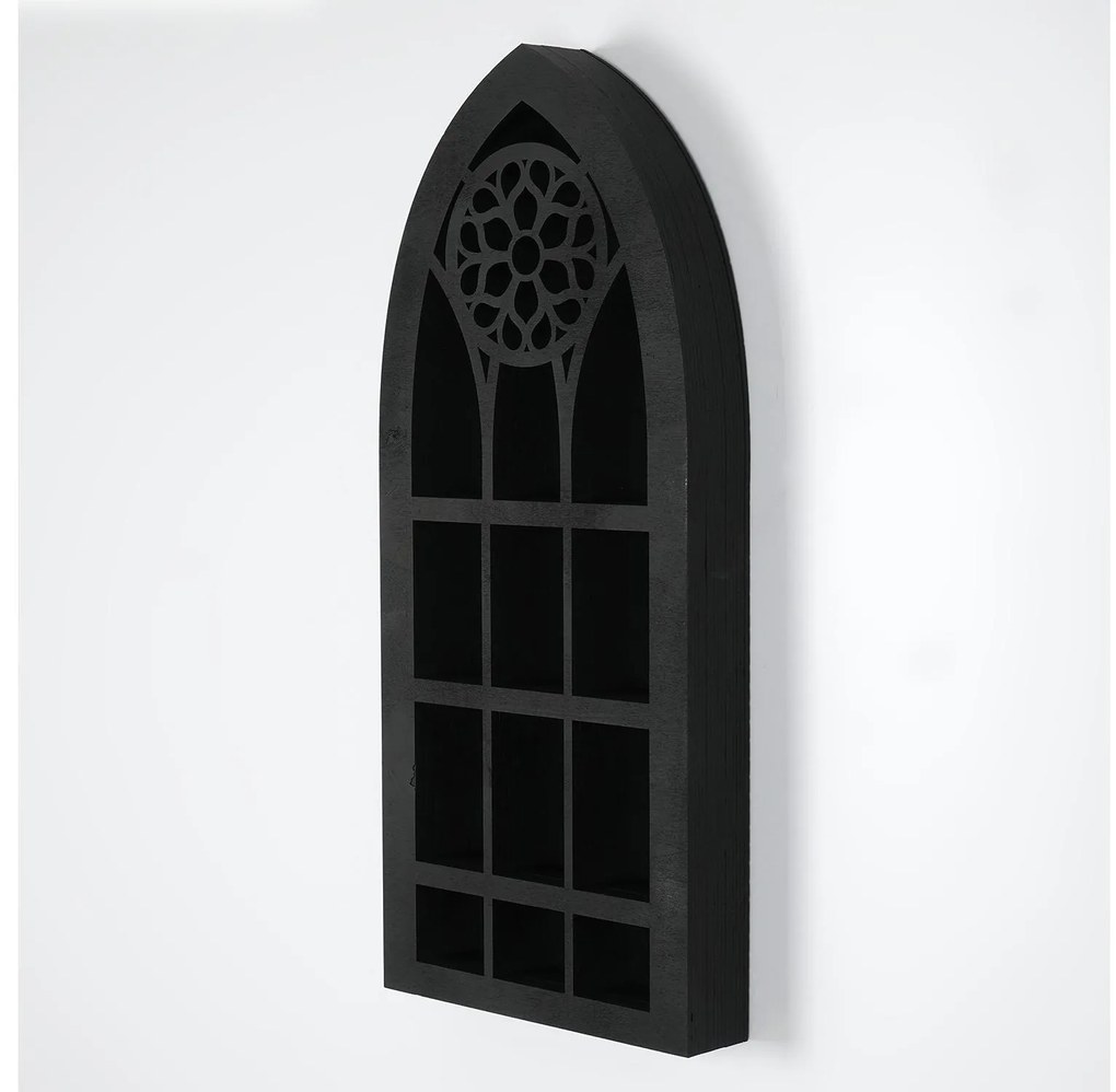 Fali polc Volate (fekete) . 1094457