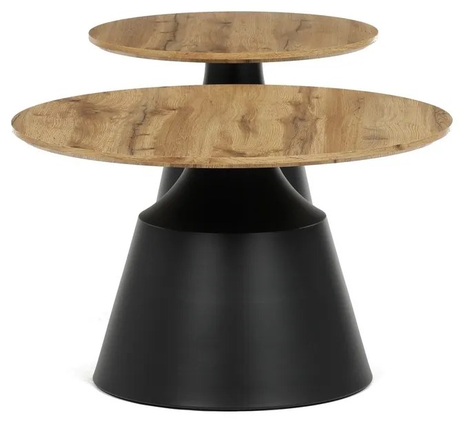 F4150 ART konferenciaasztal-készlet, tölgyfa, 2 db